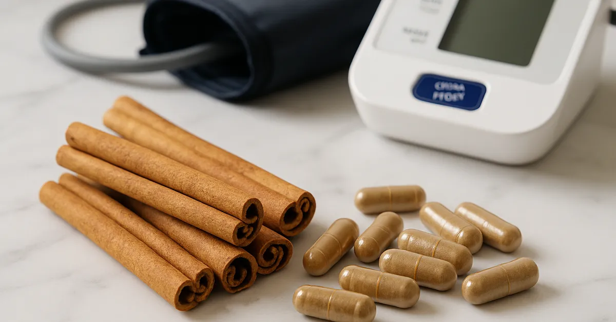 Ceylon cinnamon supplements for blood pressure support